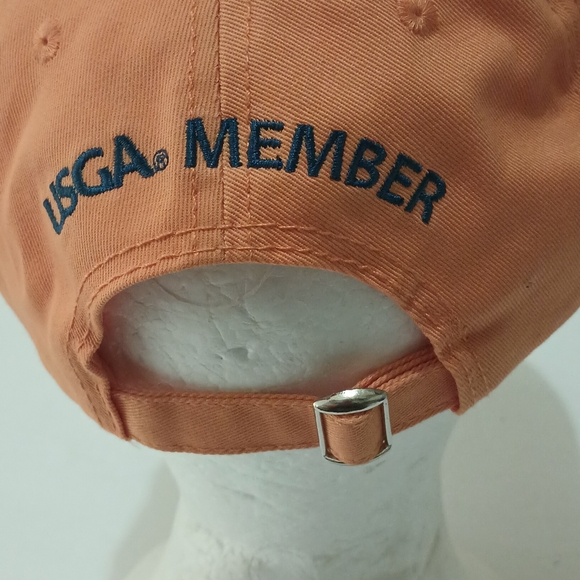 U.S. Open 2015 Chambers Bay Orange/ Blue Adjustable Golf Cap/Hat New - Picture 5 of 11